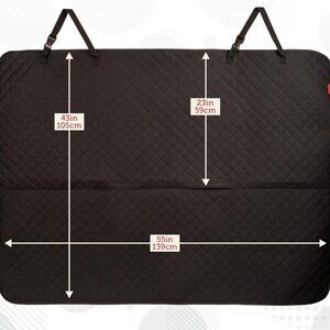 Lusso Gear Dog Car Seat Cover - Non-Slip